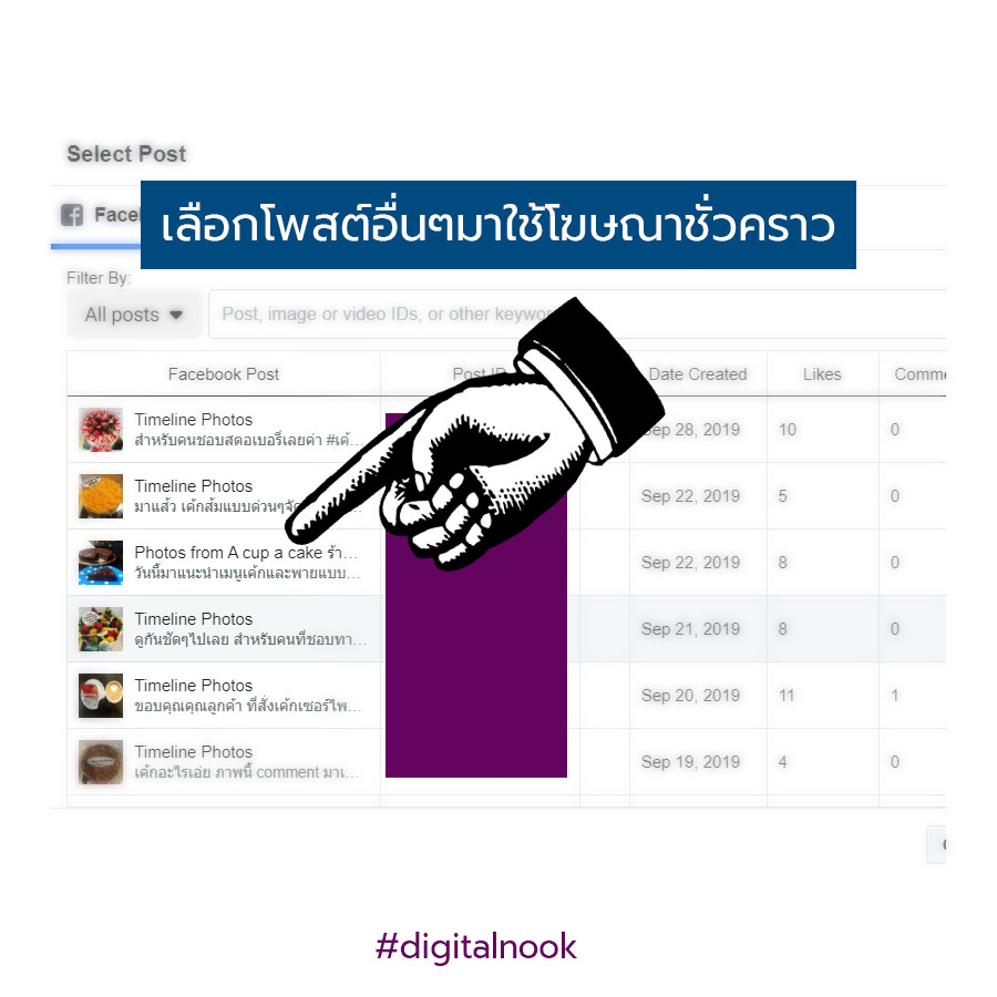 วิธีเปลี่ยนภาพโพสต์ Facebook ที่โฆษณาไปแล้ว คอร์สเรียน Facebook
