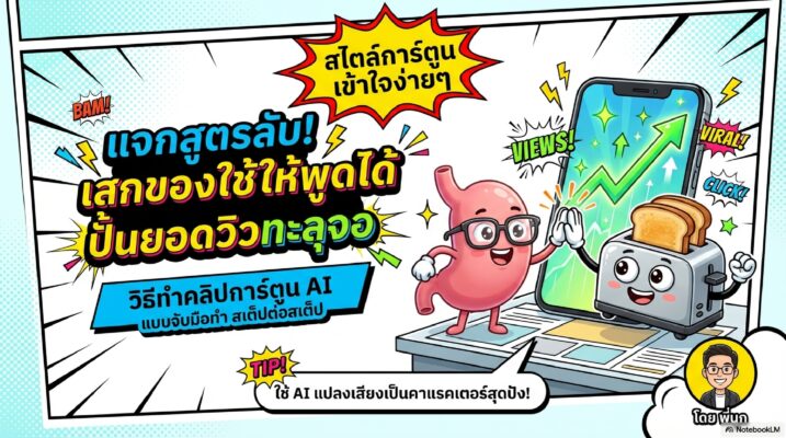 ทำคลิปอวัยวะพูดได้ ด้วย AI