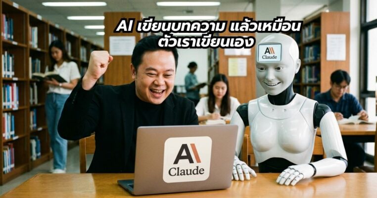 AI เขียนบทความ แล้วเหมือนตัวเราเขียนเอง พี่นุก สอนการตลาดออนไลน์ คอร์สสอนสด AI shortcut for business
