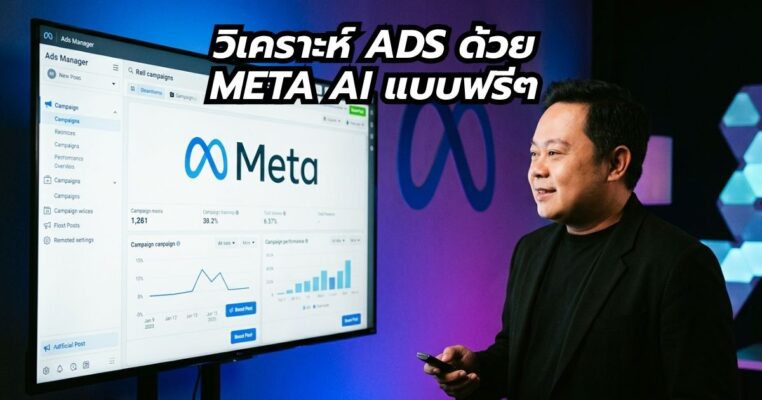 สอนใช้ Meta Ai เครื่องมือวิเคราะห์แอด Facebook พี่นุกสอนการตลาดออนไลน์ คอร์ส facebook ads master class